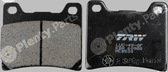 TRW MCB530 — Brake Pad Set, disc brake Organic Allround