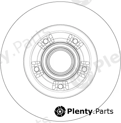 TRW DF6203BS — Brake Disc