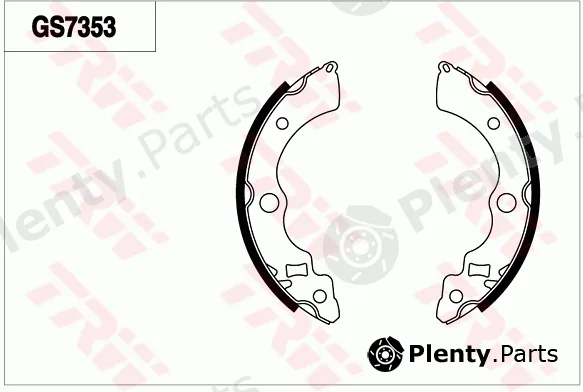 TRW GS7353 — Brake Shoe Set