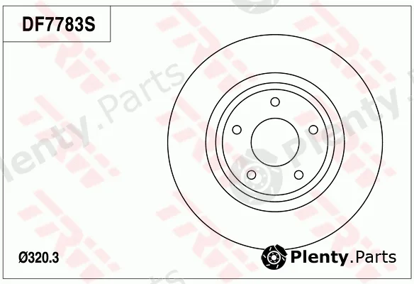 TRW DF7783 — Brake Disc