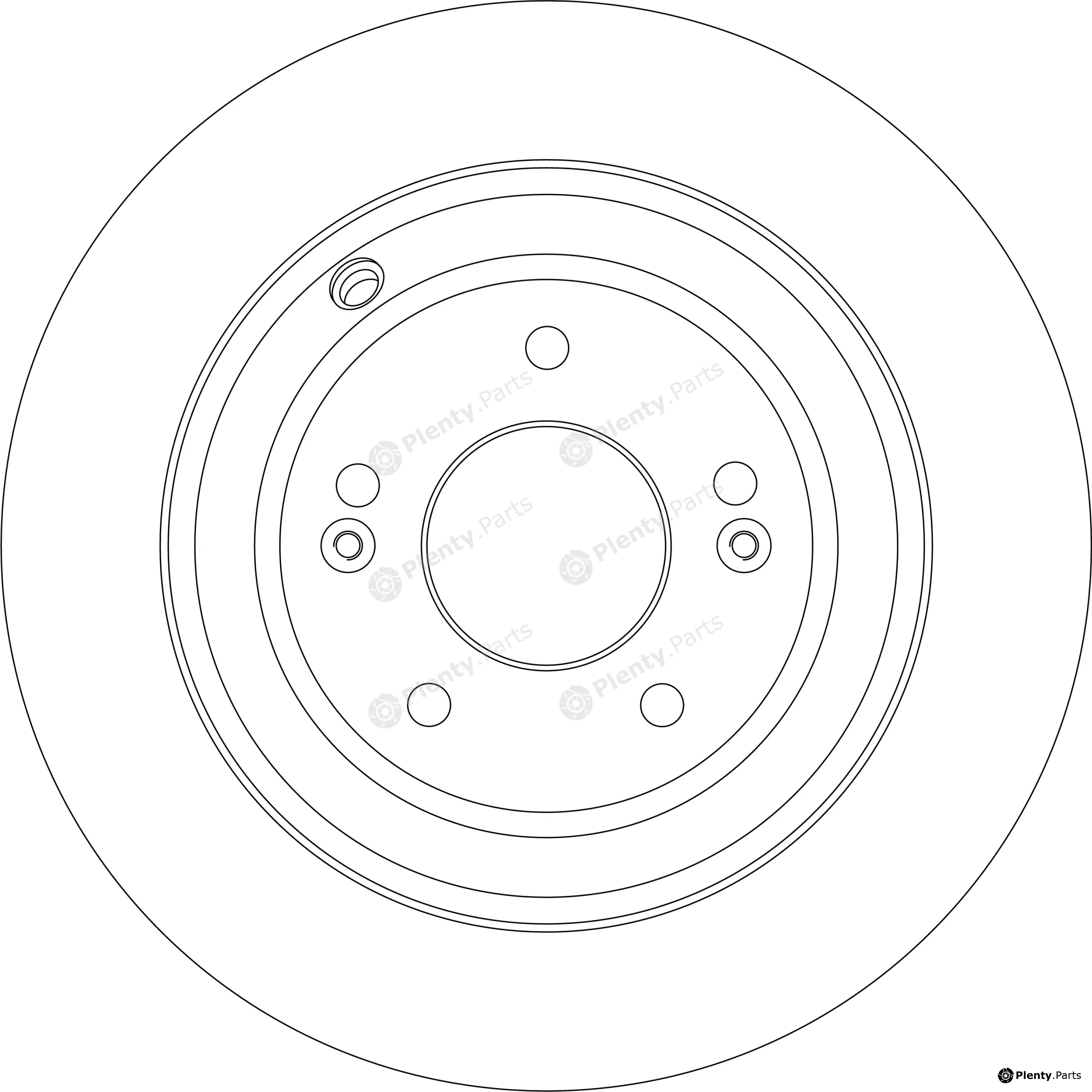 TRW DF8413 — Brake Disc