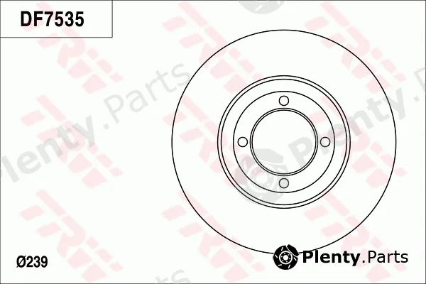 TRW DF7535 — Brake Disc