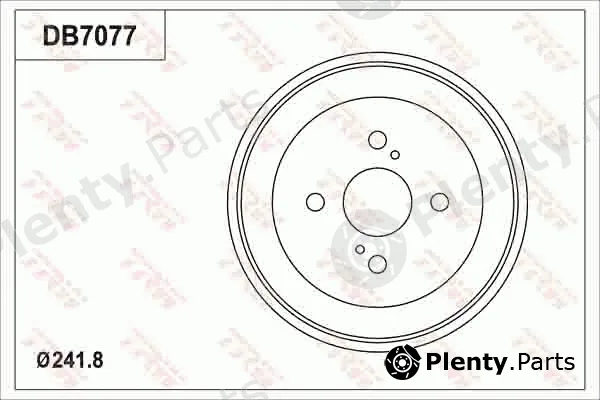 TRW DB7077 — Brake Drum
