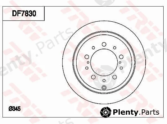 TRW DF7830 — Brake Disc