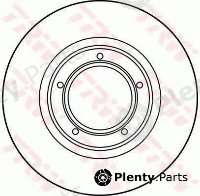 TRW DF1667 — Brake Disc
