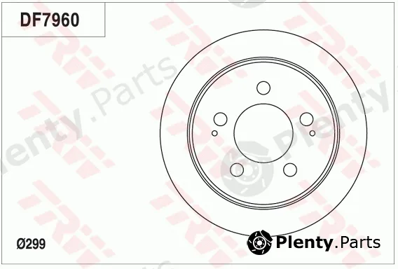 TRW DF7960 — Brake Disc