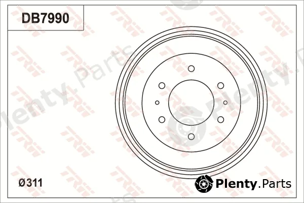 TRW DB7990 — Brake Drum