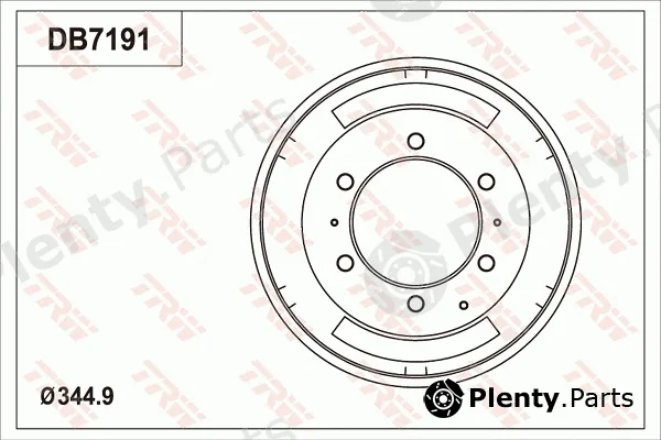 TRW DB7191 — Brake Drum