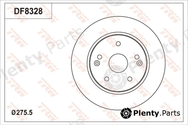 TRW DF8328S — Brake Disc