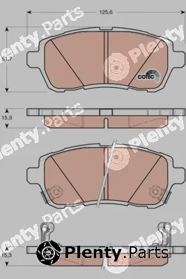 TRW GDB3437AT — Brake Pad Set, disc brake ATEC