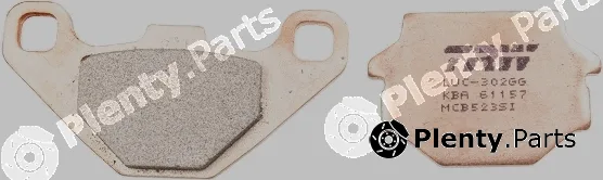 TRW MCB523SI — Brake Pad Set, disc brake Sinter Offroad