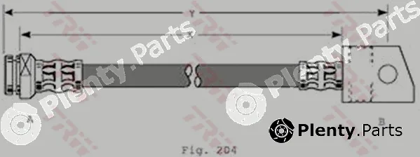 TRW PHA197 — Brake Hose