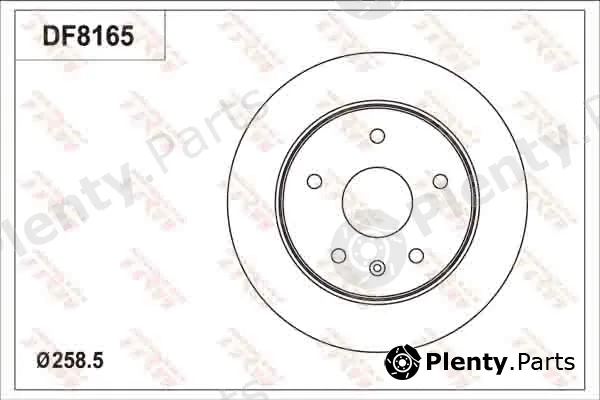 TRW DF8165S — Brake Disc
