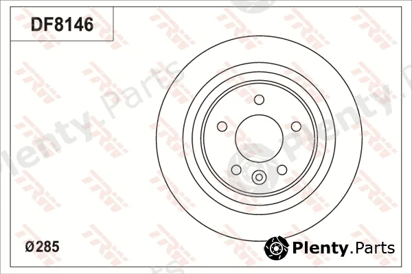 TRW DF8146S — Brake Disc
