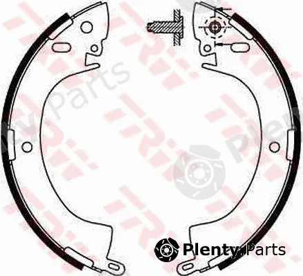 TRW GS8185 — Brake Shoe Set