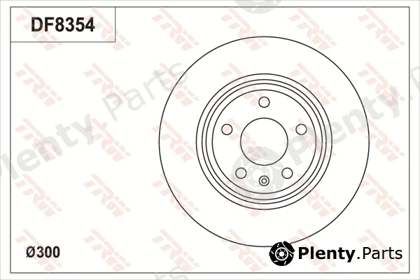 TRW DF8354S — Brake Disc