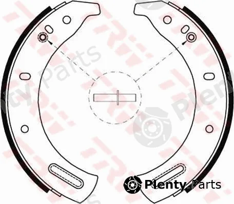 TRW GS6107 — Brake Shoe Set