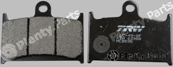TRW MCB595 — Brake Pad Set, disc brake Organic Allround