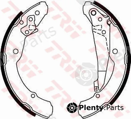 TRW GS8639 — Brake Shoe Set