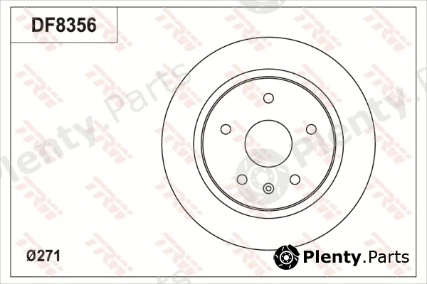 TRW DF8356S — Brake Disc