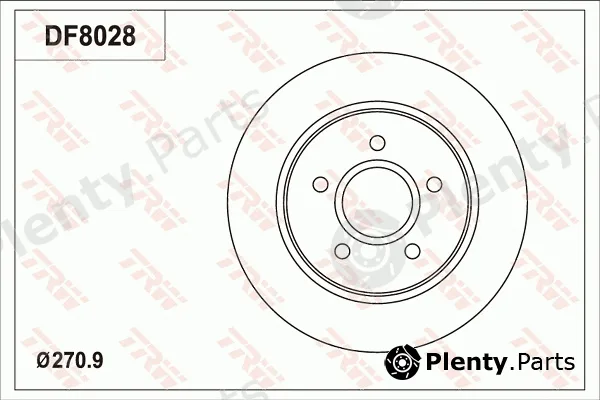 TRW DF8028 — Brake Disc