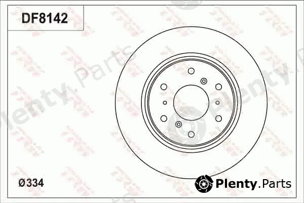 TRW DF8142S — Brake Disc