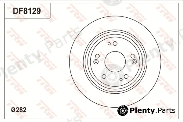 TRW DF8129S — Brake Disc