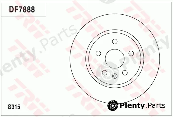 TRW DF7888 — Brake Disc