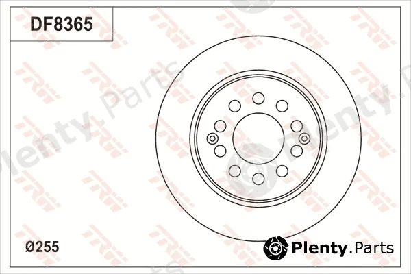 TRW DF8365S — Brake Disc