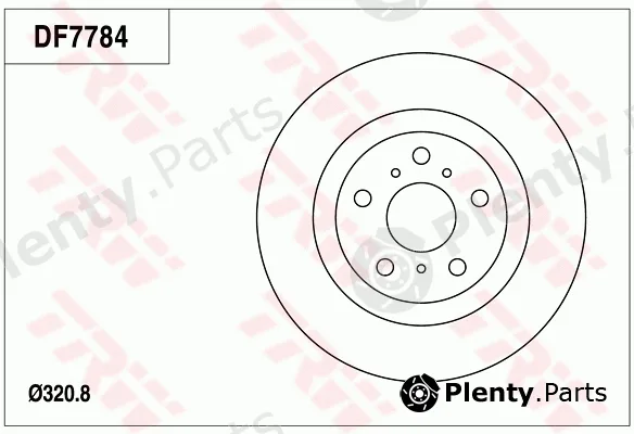 TRW DF7784 — Brake Disc