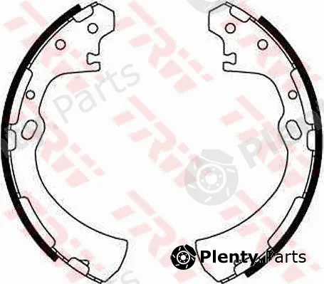 TRW GS8512 — Brake Shoe Set