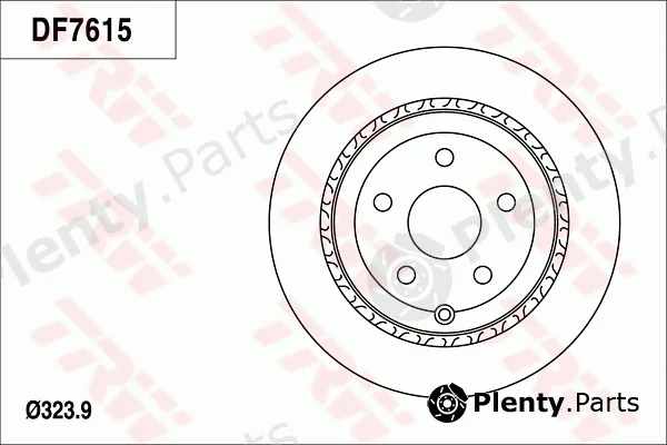 TRW DF7615 — Brake Disc