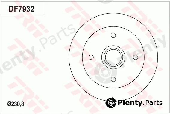 TRW DF7932 — Brake Disc