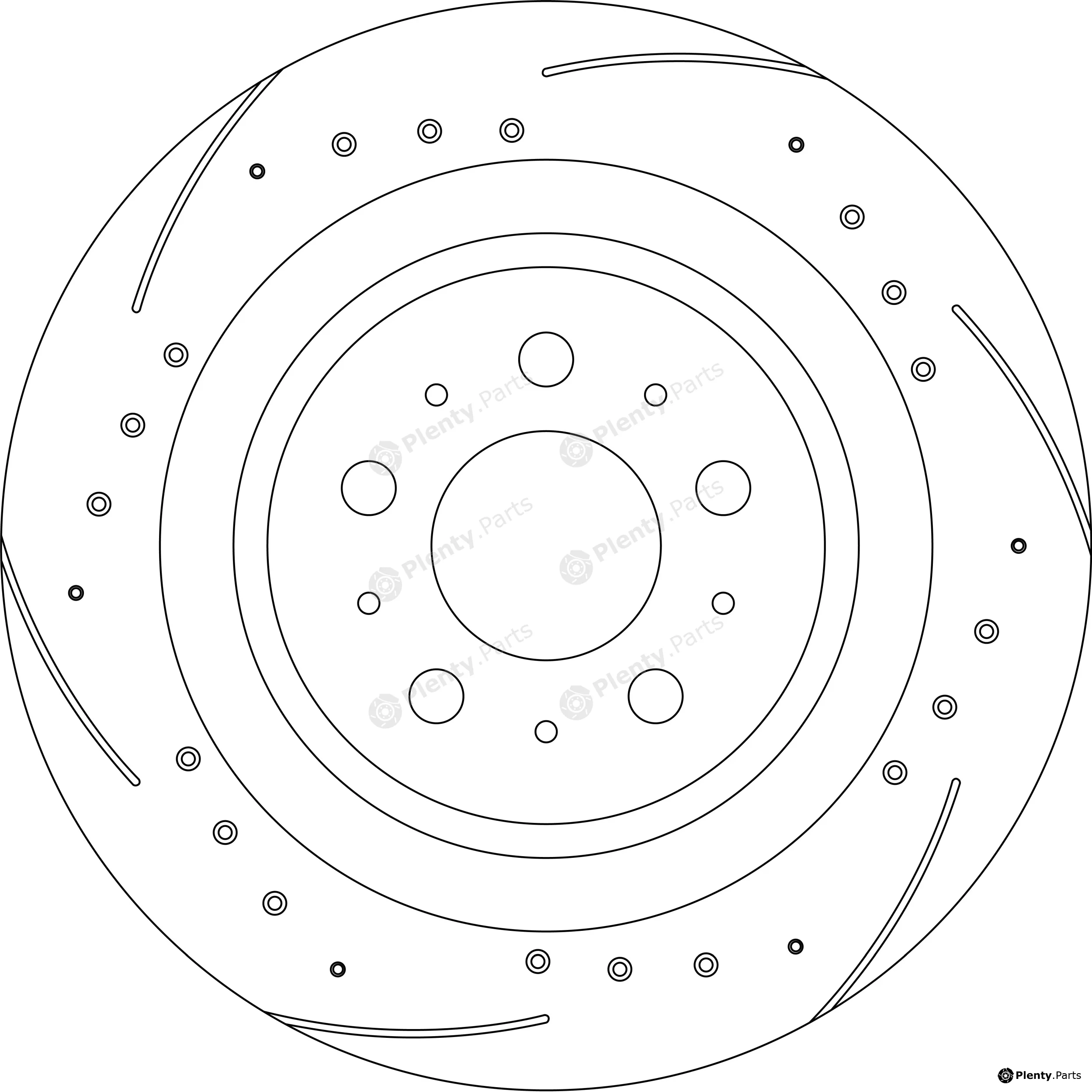 TRW DF8663SL — Brake Disc
