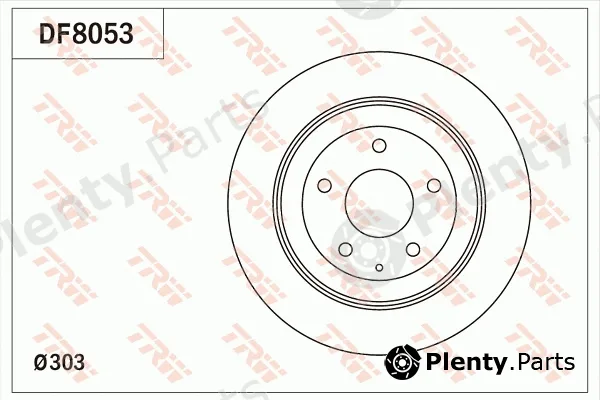 TRW DF8053 — Brake Disc