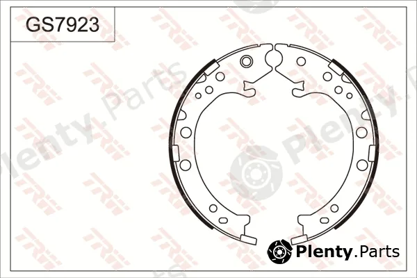 TRW GS7923 — Brake Shoe Set