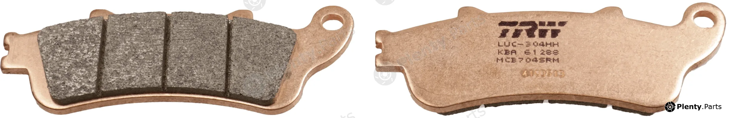 TRW MCB704SRM — Brake Pad Set, disc brake Sinter Maxi Scooter