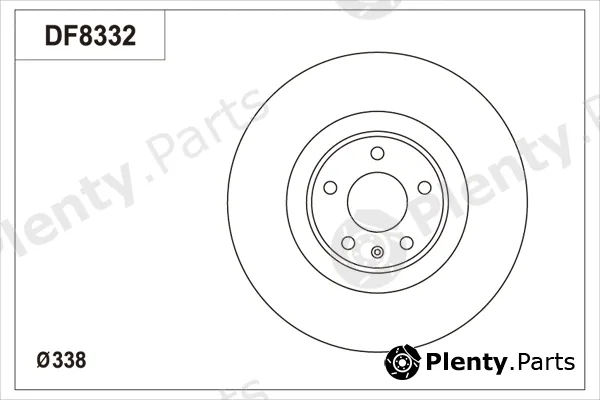 TRW DF8332S — Brake Disc