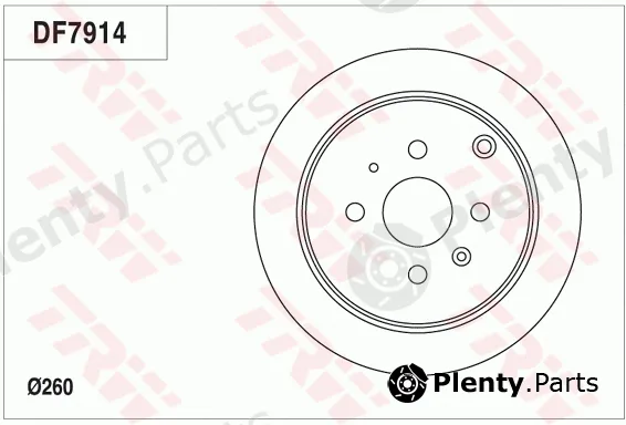 TRW DF7914 — Brake Disc