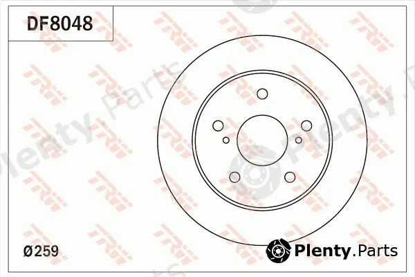 TRW DF8048 — Brake Disc