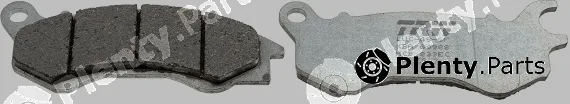 TRW MCB833EC — Brake Pad Set, disc brake Organic Low Budget