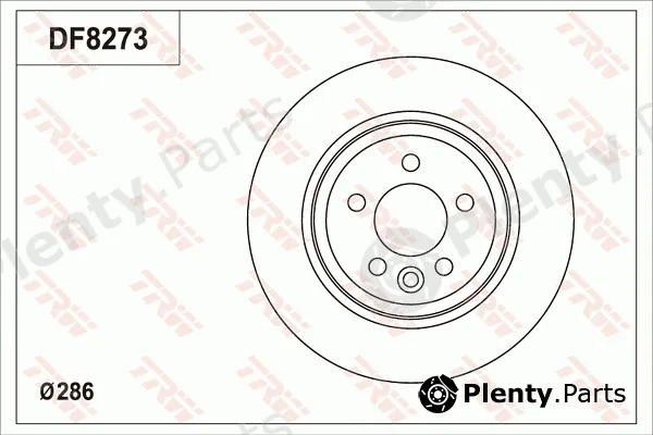 TRW DF8273S — Brake Disc