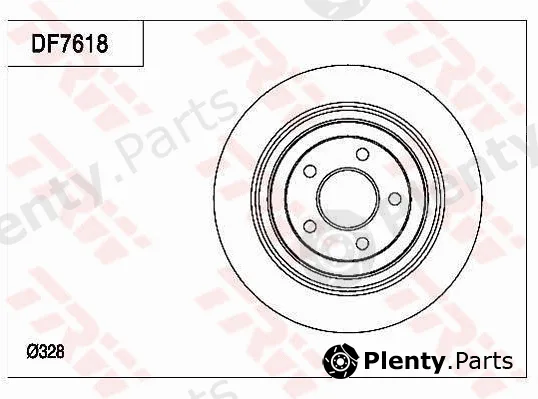 TRW DF7618 — Brake Disc