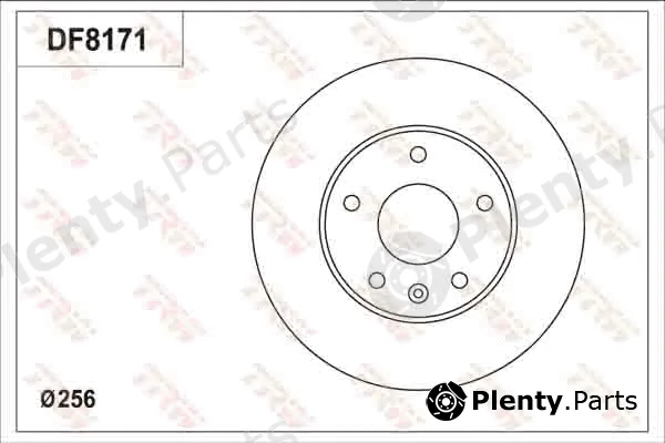 TRW DF8171S — Brake Disc