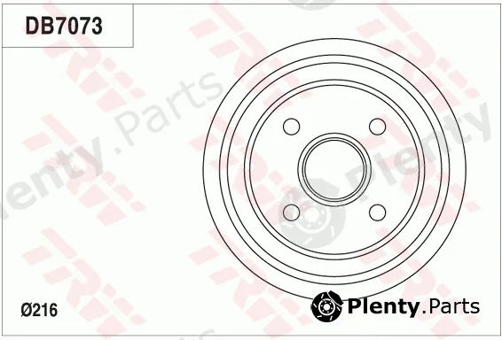 TRW DB7073 — Brake Drum