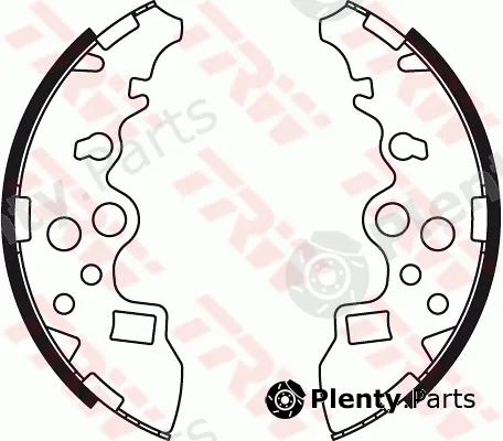TRW GS8485 — Brake Shoe Set