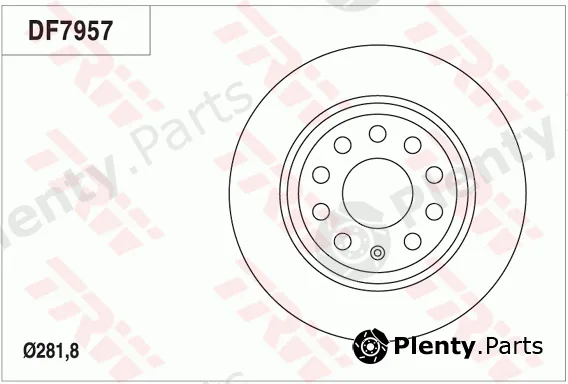TRW DF7957 — Brake Disc