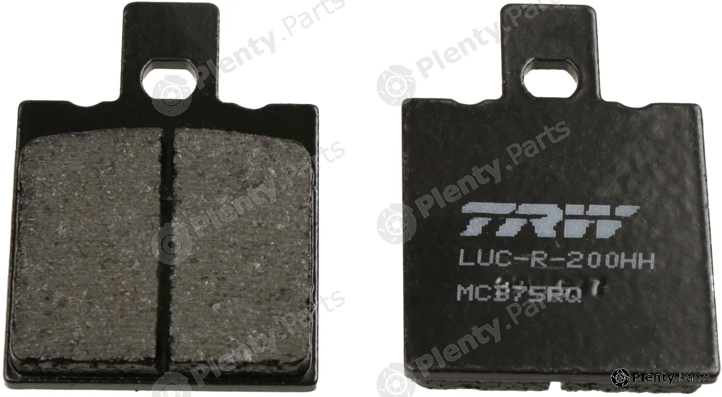 TRW MCB75RQ — Brake Pad Set, disc brake Organic Sportive