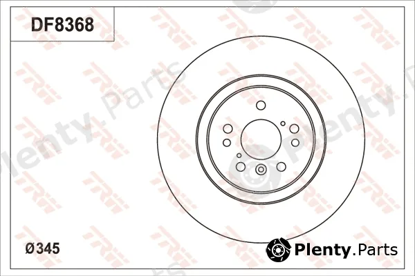 TRW DF8368S — Brake Disc
