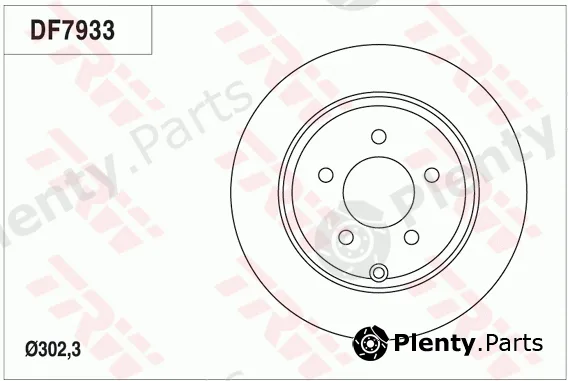 TRW DF7933 — Brake Disc